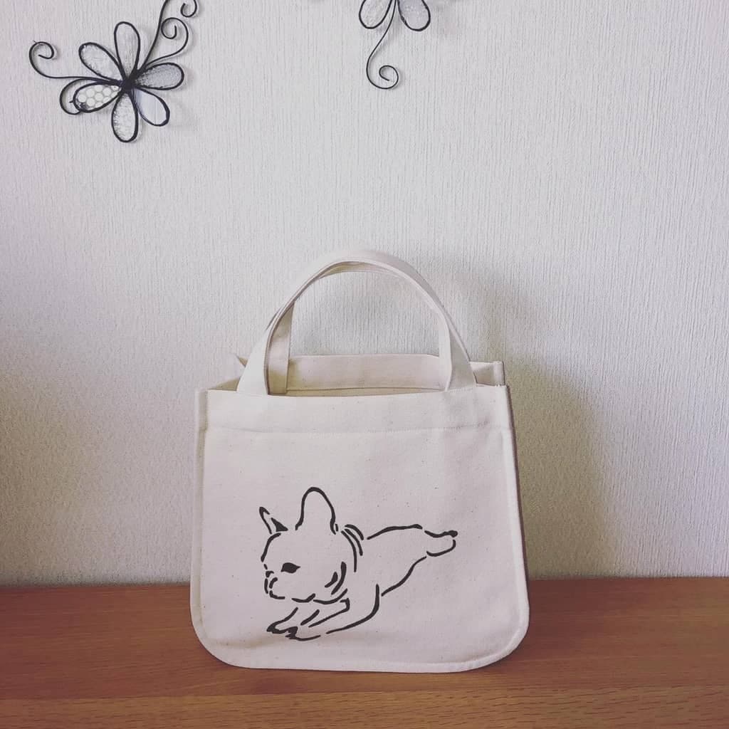 ペットの写真からバッグ、収納用帆布BOXを作ります ペットのイラストを帆布にプリントした世界で一つのアイテムを♪ イメージ2