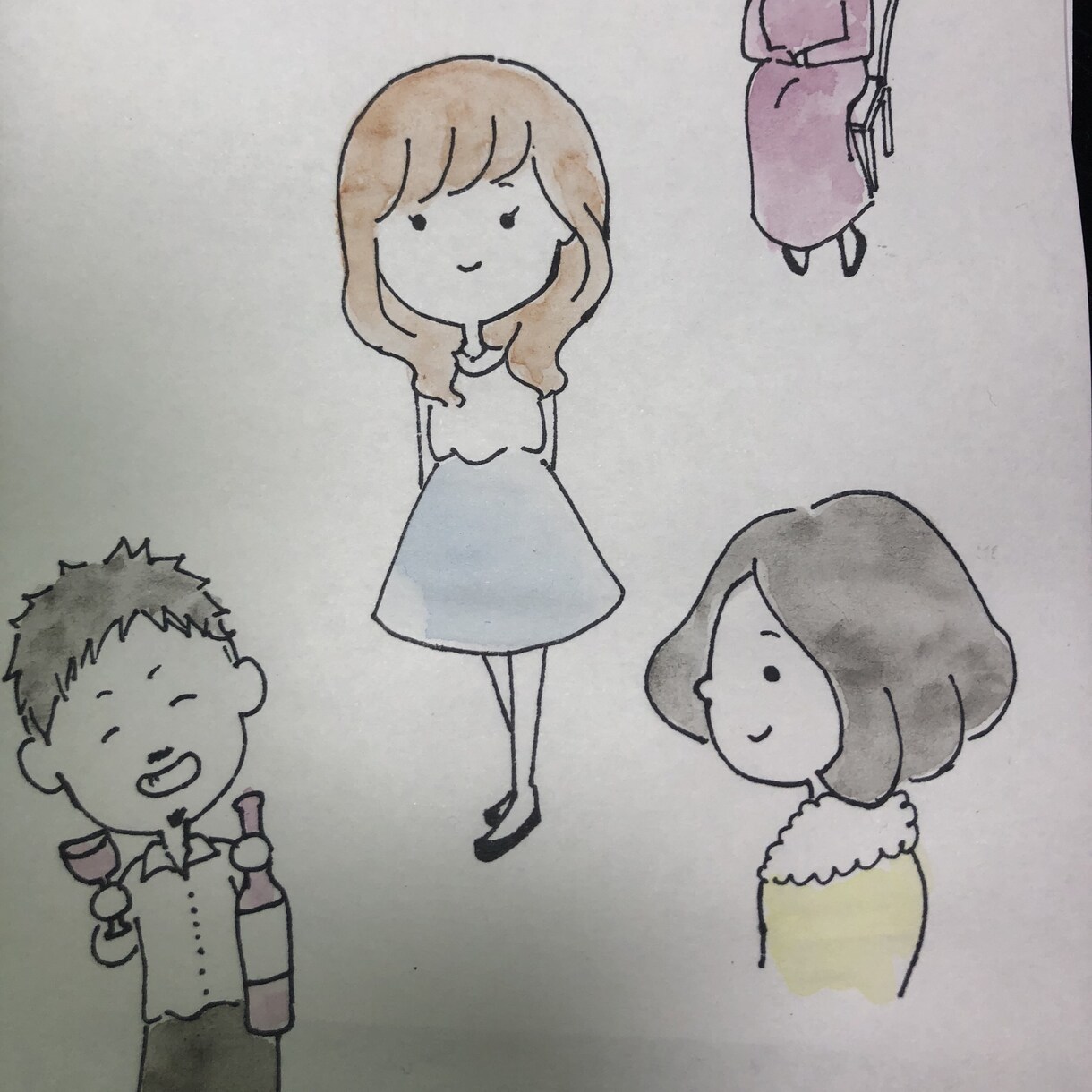 ほんわりイラスト描きます プロフ画やプレゼントを考えてる方、やわらかいタッチが好きな方 イメージ1