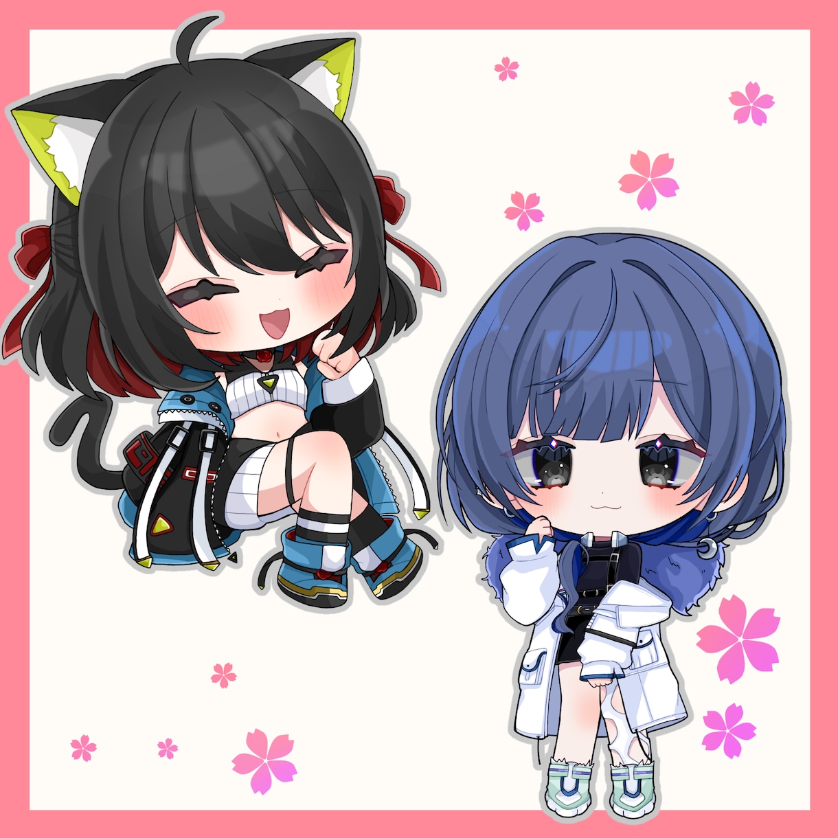 ミニキャラ(SD・デフォルメ)描きます 暖かくて優しいイラストが得意です❁⃘*.ﾟ イメージ4