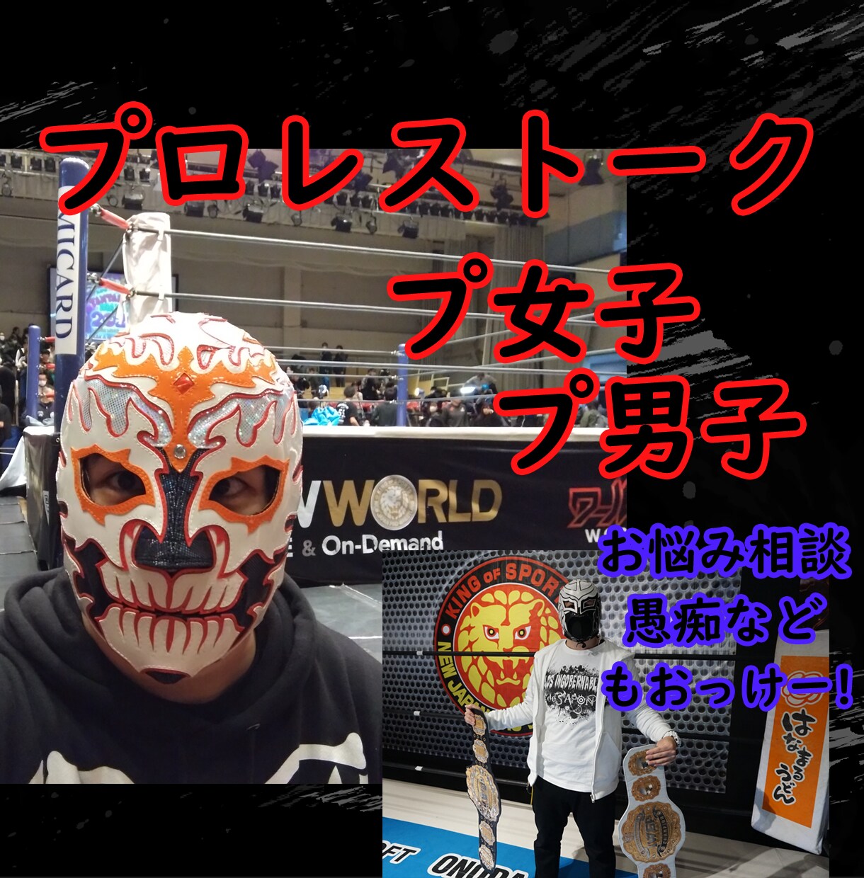 プロレストーク（お悩み相談も）たくさん語り合います プ女子・プ男子で話し相手が欲しい方、いっぱい話しましょう！ イメージ1