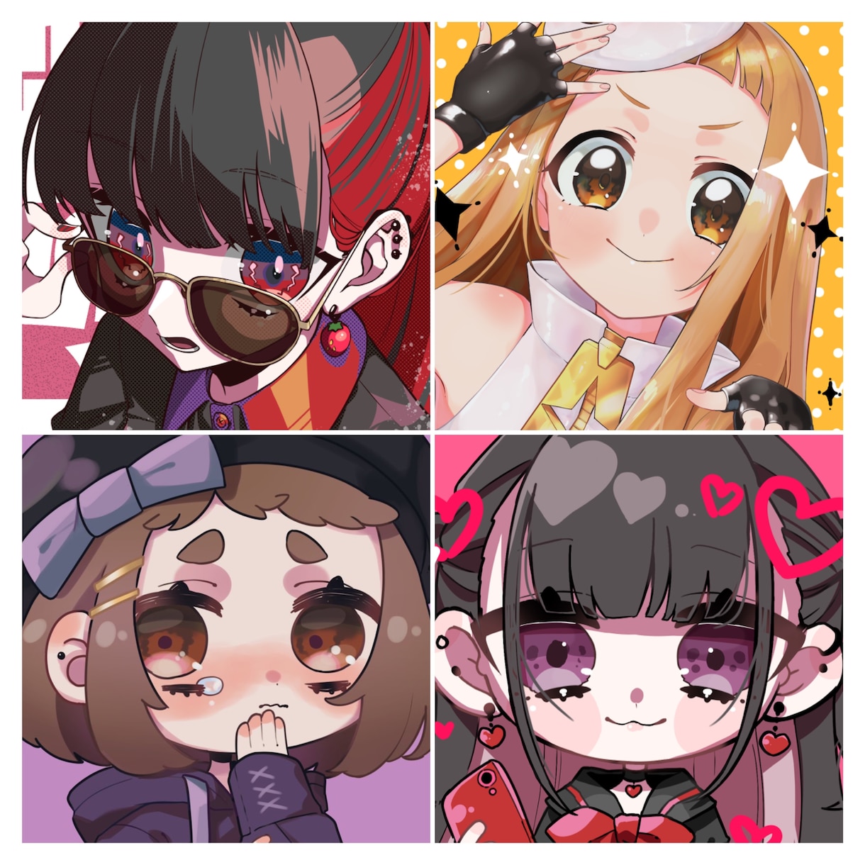 オリジナルキャラクターのアイコンを作成します あなただけのアイコンお描きします イメージ2
