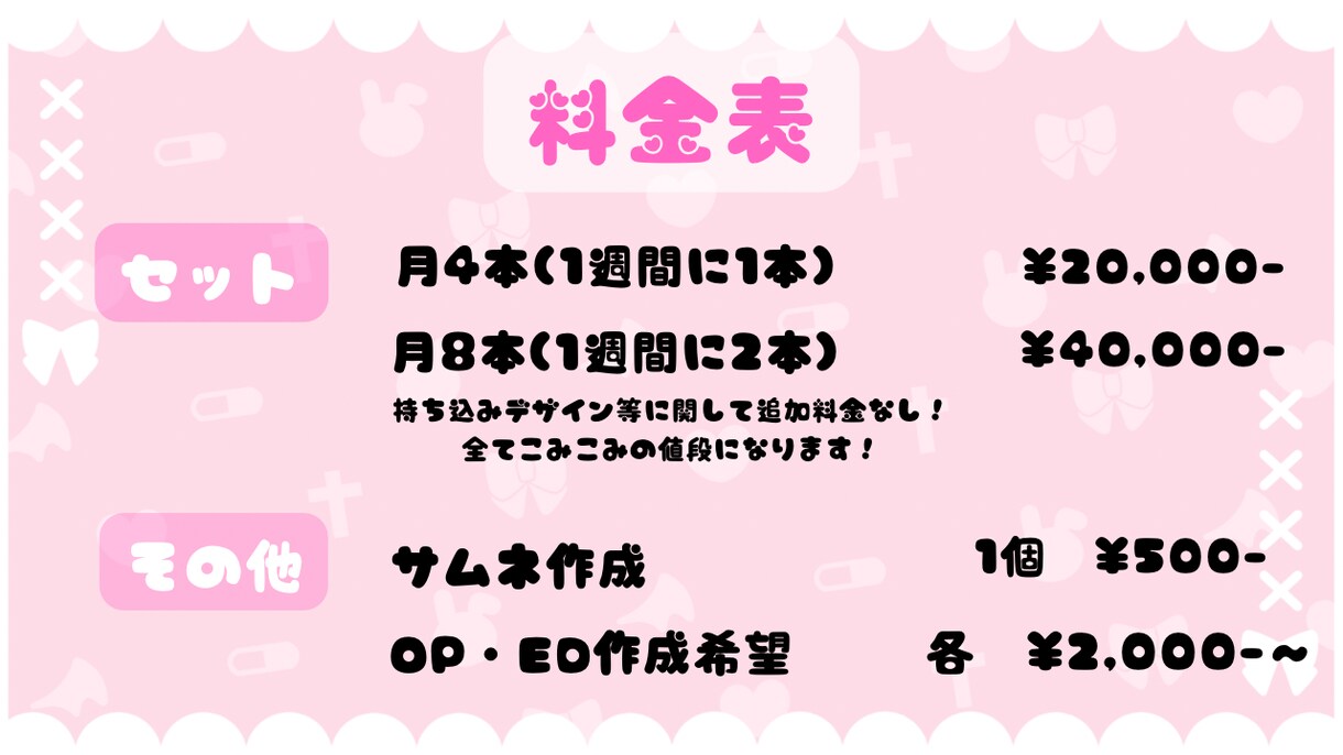 配信者様におすすめ！一本から承ります 凝っている動画で周りと差をつけてみませんか？ イメージ1