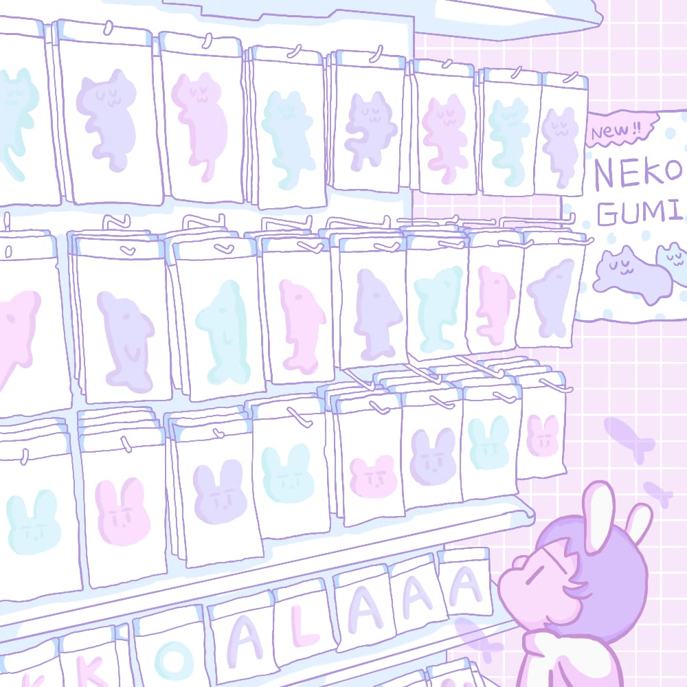 ゆめかわいい&ゆるいイラストを描けます ピンク！パープル！依頼で作る夢の世界観！ イメージ2