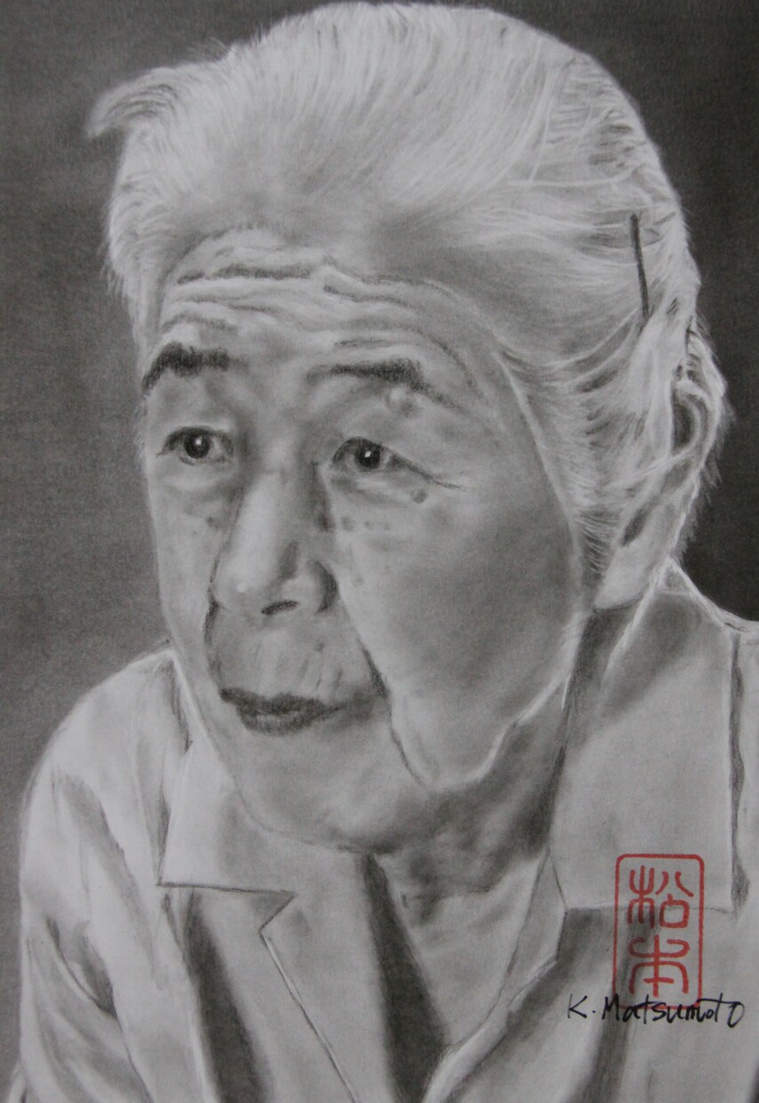 木炭鉛筆で人物の似顔絵を描きます 本格的でリアルな似顔絵を描きます イメージ3