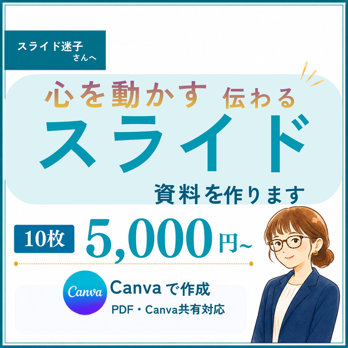 資料迷子さん向け｜心が動くスライド資料を作ります 福祉20年の説明力で、専門的な内容をわかりやすく整理します イメージ1