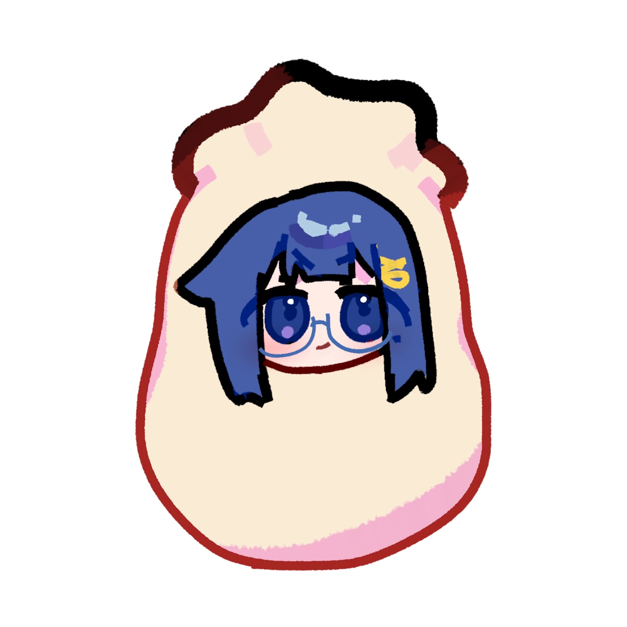 シュールで可愛いミニキャラの絵を描きます アイコン、ヘッダー、すきま埋め…その他色々使えます！ イメージ1
