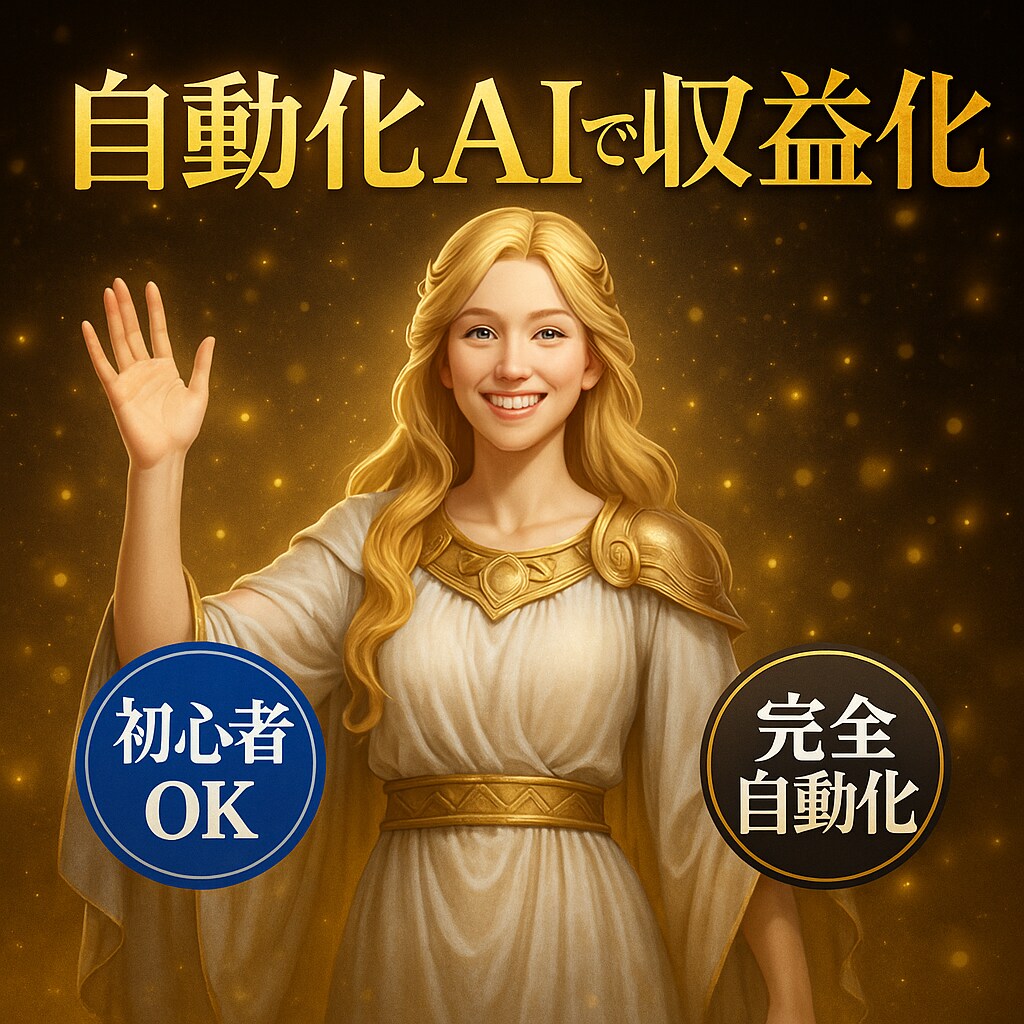 放置でもOK！自動化AIで収益化する方法教えます 【副業初心者OK】顔出し・集客不要！/スマホ可 イメージ1