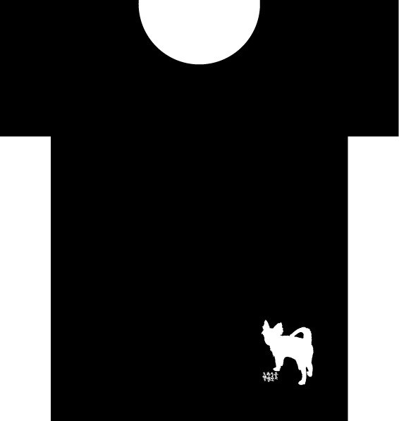 ペットの可愛いシルエットを手描き印刷データにします ペットのシルエットイラストで世界で1つのグッズを作りたい方へ イメージ8