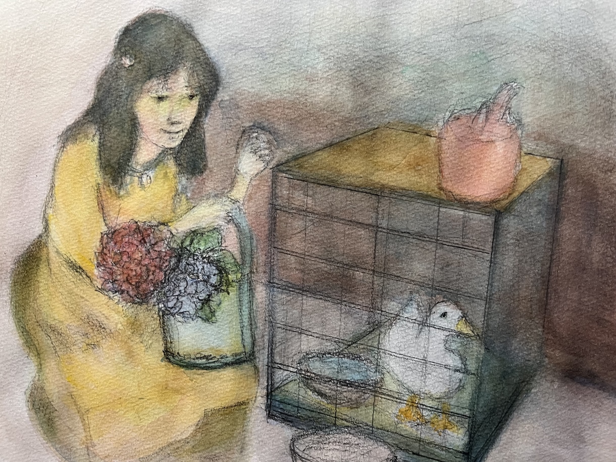 写真から心温まるペットの水彩肖像画をお描きします 写真では残せない温もりを、水彩画で。 イメージ3