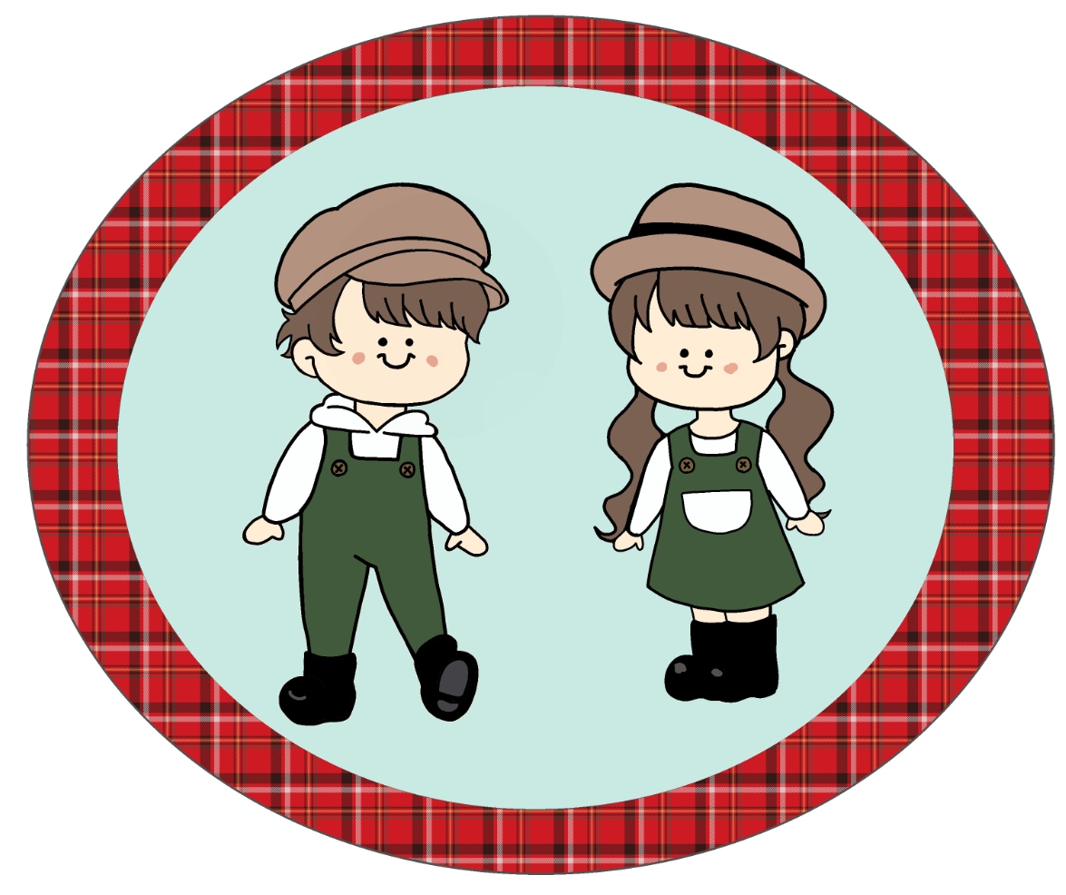 今っぽカントリーイラスト描きます 今っぽカントリー女の子&男の子 イメージ1