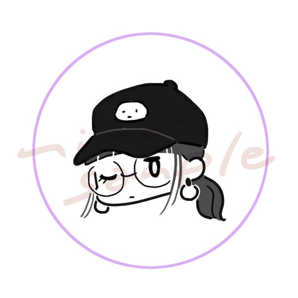 ゆるっとかわいい♡アイコンイラスト描きます ♡小物やポーズ無料 ♡カラー白黒どちらでもOK イメージ3