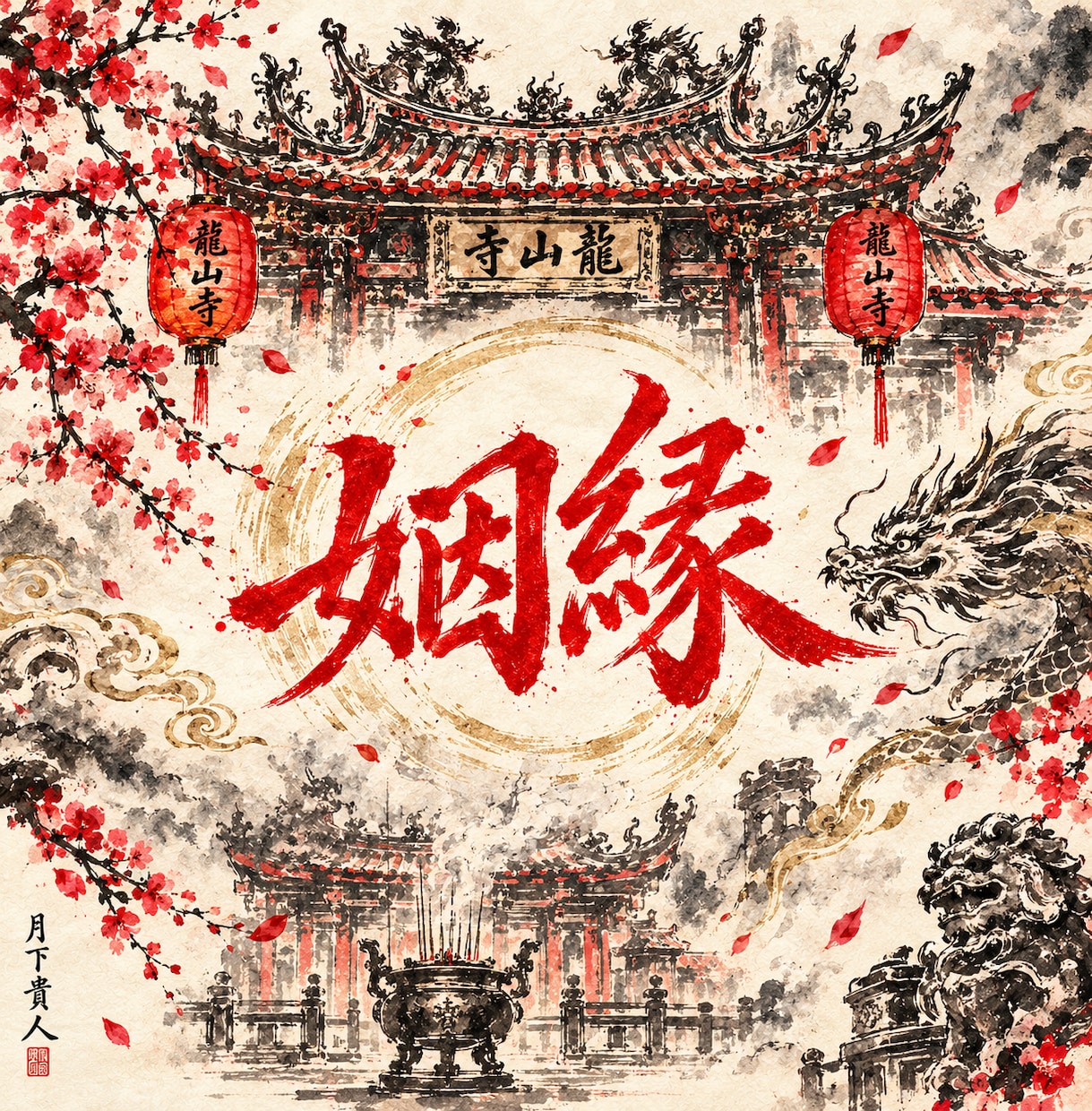 お試し✴︎龍山寺の祈霊 縁結び祈祷1日間を行います どうしても叶えたい想いがある貴方へ。徹底祈祷で縁を結ぶ イメージ5