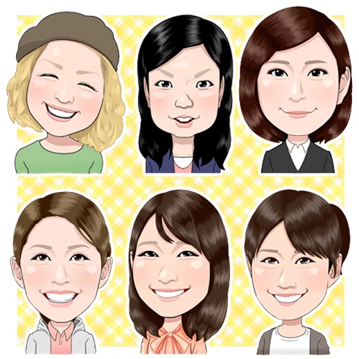 清潔感のある好印象な似顔絵制作いたします ご満足いただけない場合キャンセル無料！ イメージ7