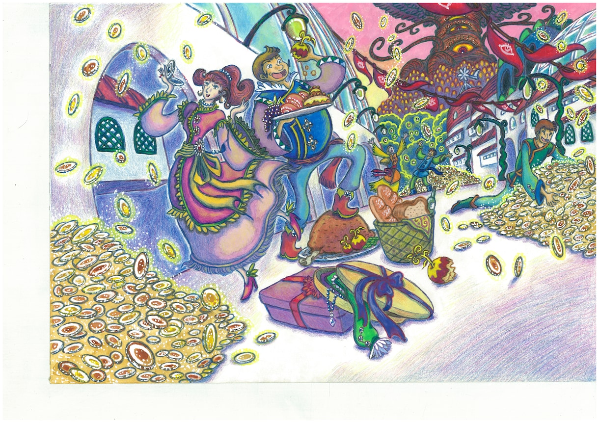 物語の世界にぐっと引き込むファンタジー挿絵描きます 臨場感満点の一枚絵はコンセプトアートや商品ジャケットにも!! イメージ7
