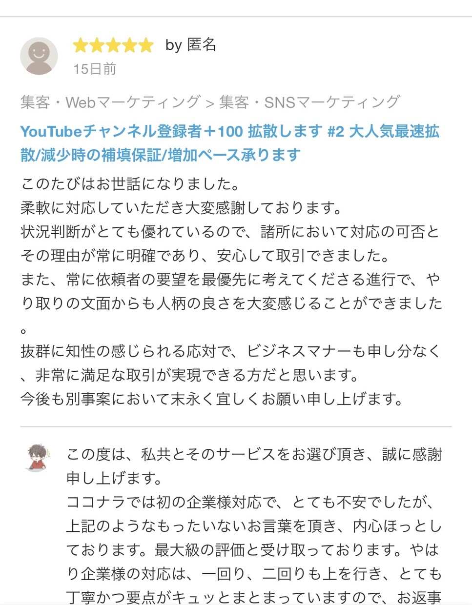 ユーチューバーのお客様　新規視聴者獲得します 国内再生対応/効果的な限定ターゲティング承ります。 イメージ2