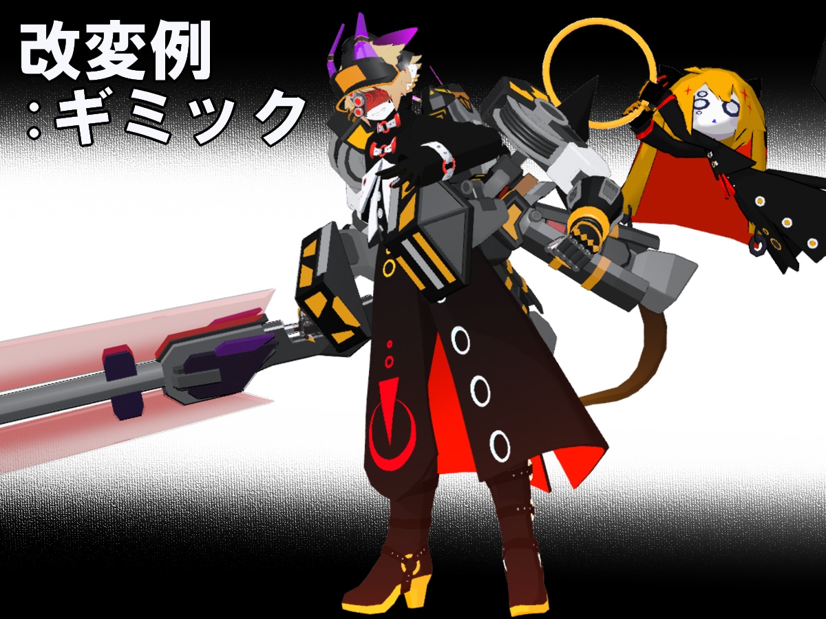 アバターを代わりに魔改造します サイボーグ化や複腕多眼用のレンズ作成など服以外の改変をします イメージ4