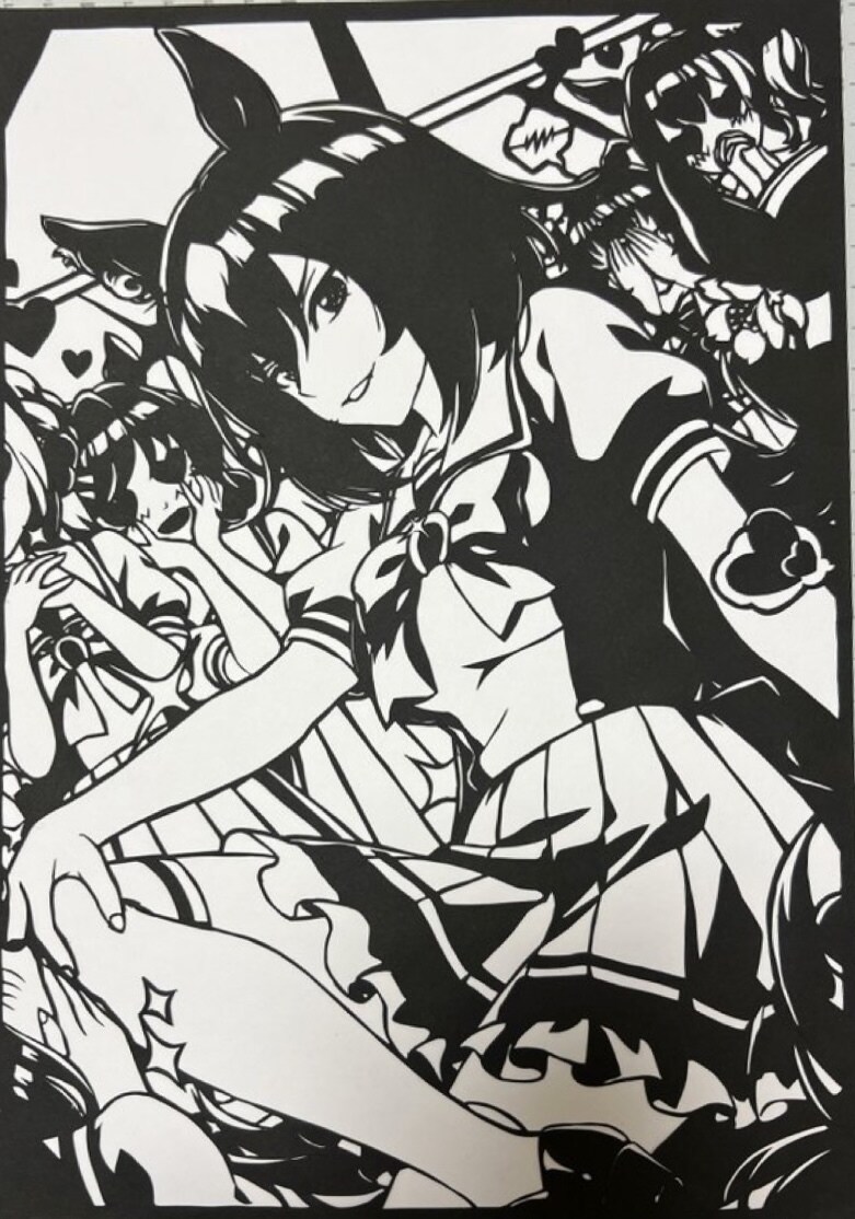写真1枚から世界に一つの切り絵を制作します 記念日や贈り物に世界で一つの切り絵を イメージ3