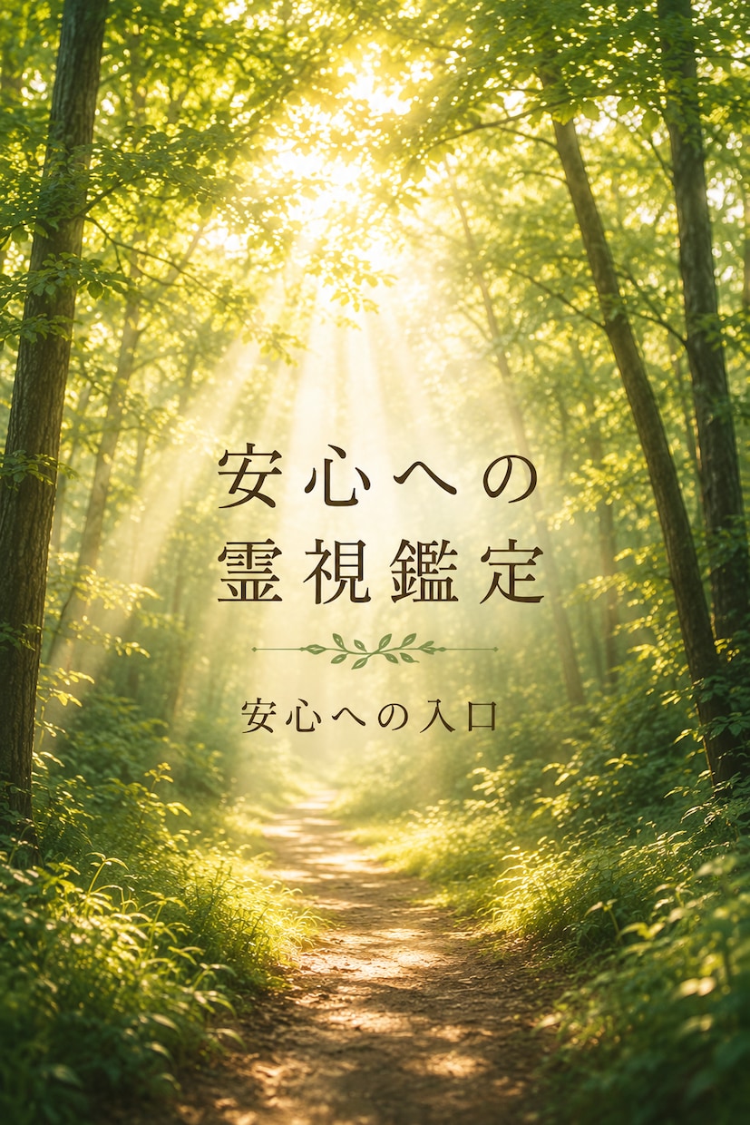 安心への霊視鑑定｜一つのテーマを丁寧に深掘りします 安心への霊視鑑定｜一つのテーマを丁寧に深掘りします イメージ1