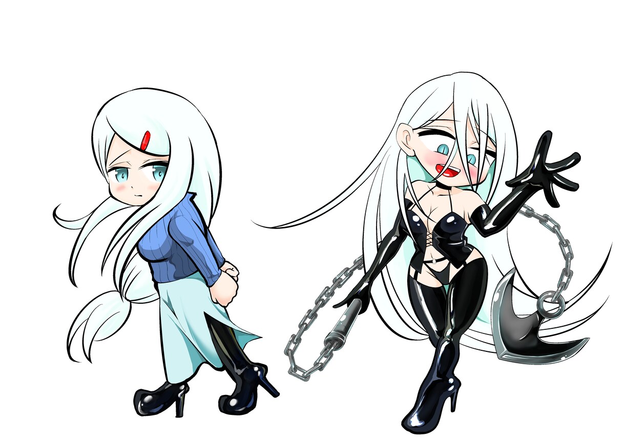 商用利用OK!ポップなちびキャラを描きます アイコン、ヘッダー、立ち絵用等のイラストを描きます！ イメージ4