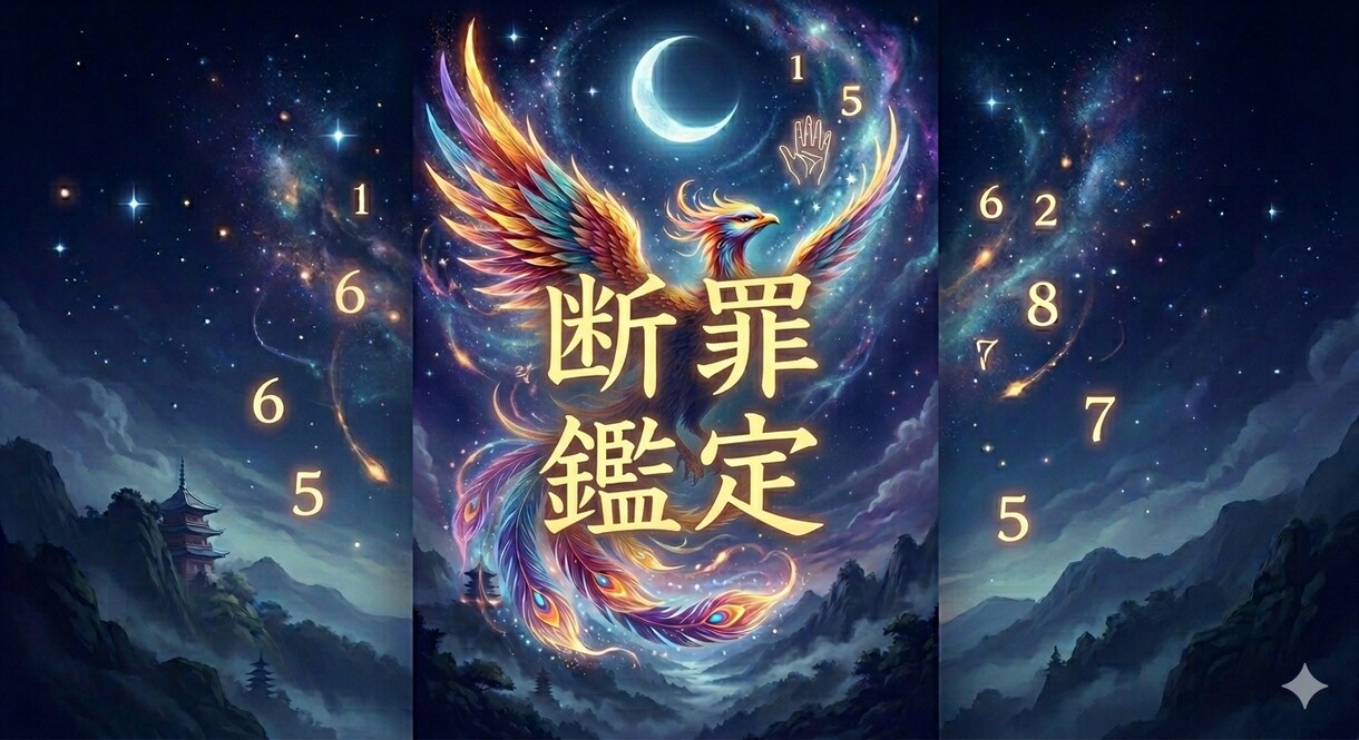 数字が暴く妥協なき真理。断罪鑑定占います 迷いを断ち切る一撃。「忖度」という名の気休めは、ここに置け イメージ1