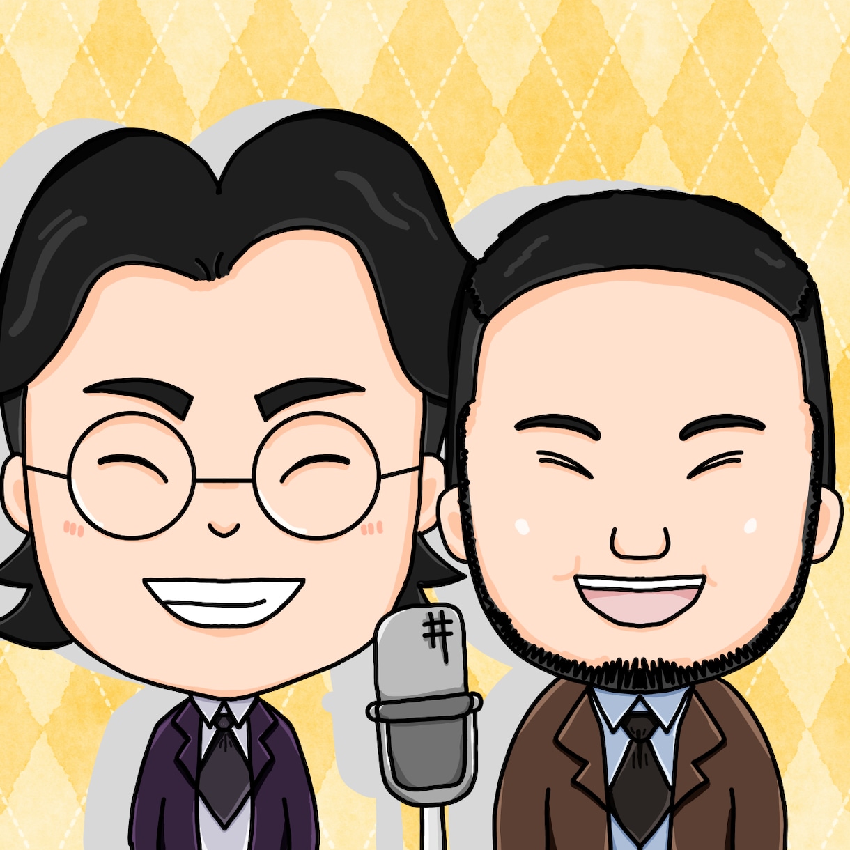 SNS・名刺・贈り物に◎万能な似顔絵をお届けします 絵本作家が描く！高クオリティーをお得に イメージ2
