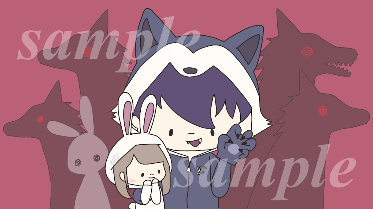 他とは違う！可愛らしい歌ってみたのイラスト描きます 【3件のみ最低価格での販売】絵柄は他の出品を見てください イメージ4