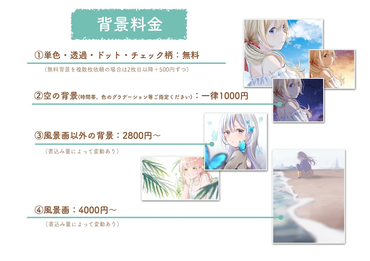 ご要望に合わせてイラスト描きます 商用利用可◎！SNSや動画配信などに！ イメージ5