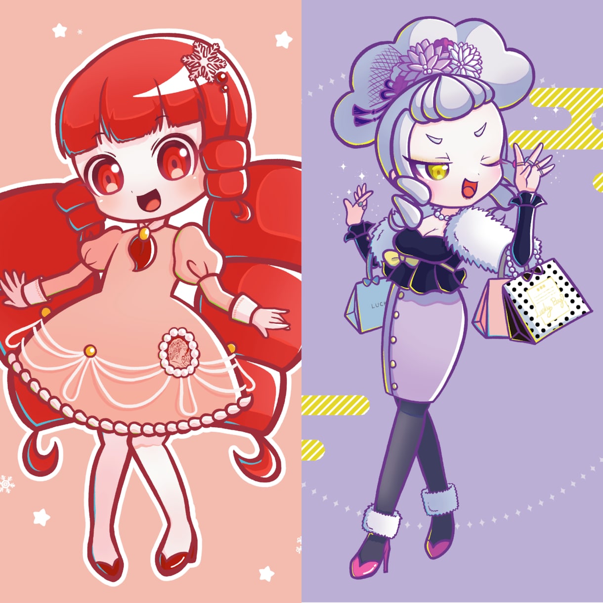 作画コストほどほどなのに可愛い衣装をデザインします カジュアル〜ステージ衣装まで対応。記念衣装や設定衣装などに イメージ5