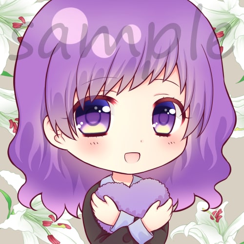 オリジナルの可愛い女の子などのアイコンお描きします SNS等のあなただけのちびキャラのアイコンが欲しい方に! イメージ7