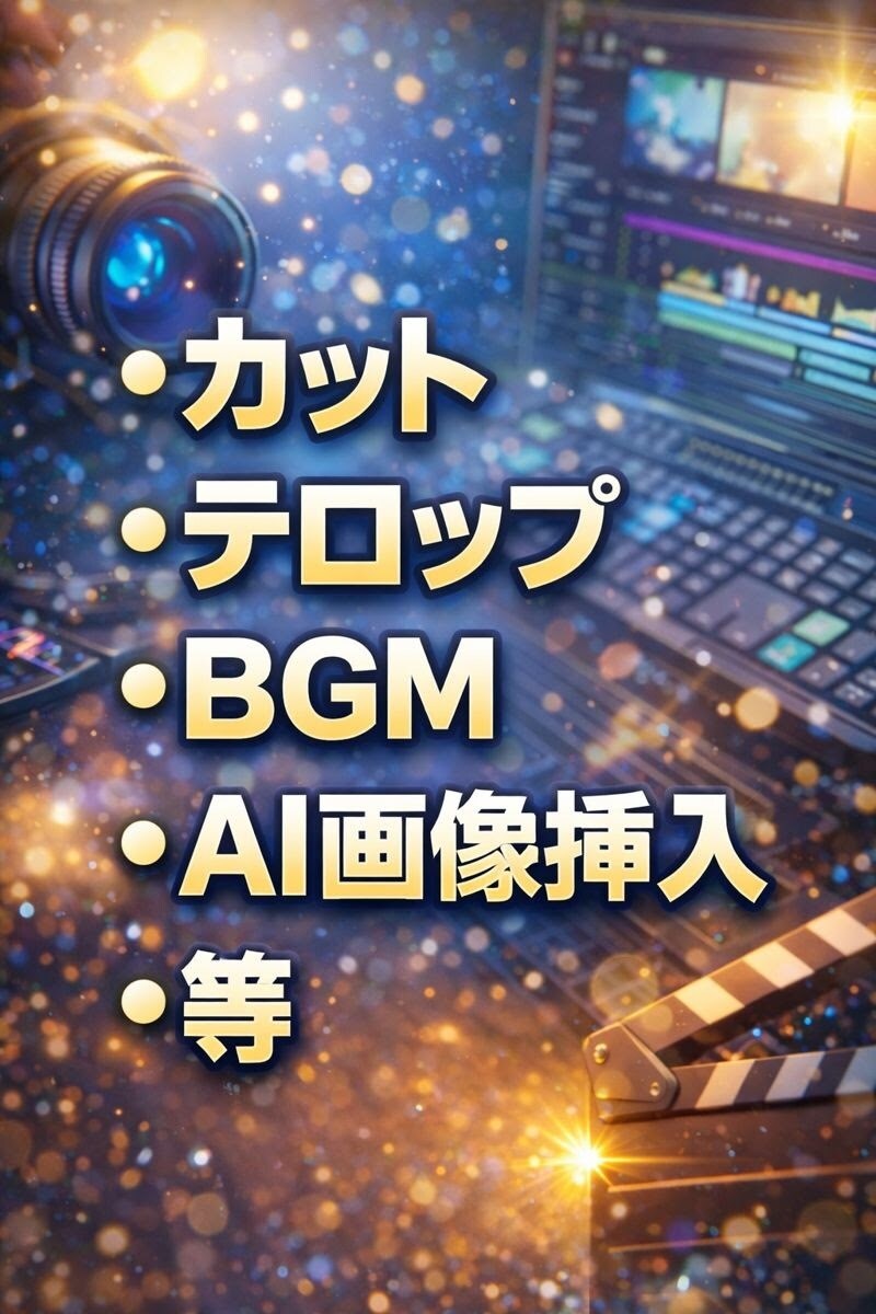 ショート動画を中心に動画編集全般丁寧にを承ります YouTube／SNS動画等編集｜初心者様・初依頼大歓迎 イメージ2