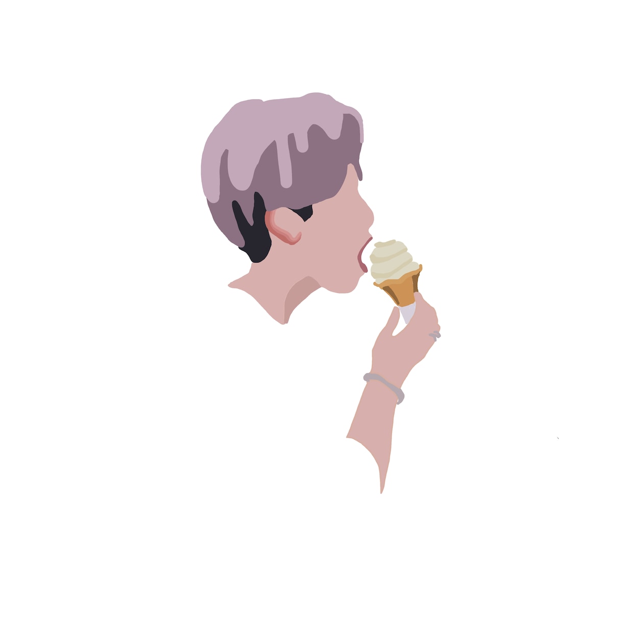 シンプルな暖かい手書きイラストでアイコン描きます おしゃれなカラーセレクトでもっと自分を好きになるアイコンを☆ イメージ1