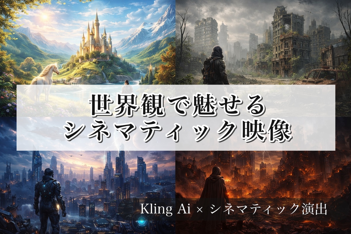 初出品価格｜ AIで映画のような映像を制作します KLING AI使用・シネマティック演出 イメージ1