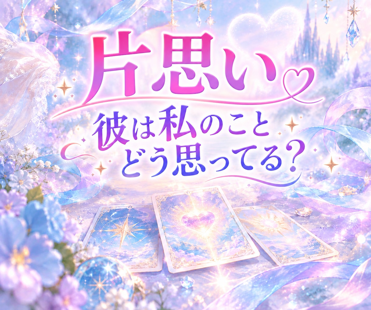 彼の本音✨と現状にタロット♦️で優しく寄り添います 彼の本音と二人の現状を優しく整理し、次の一歩をそっと伝えます イメージ1