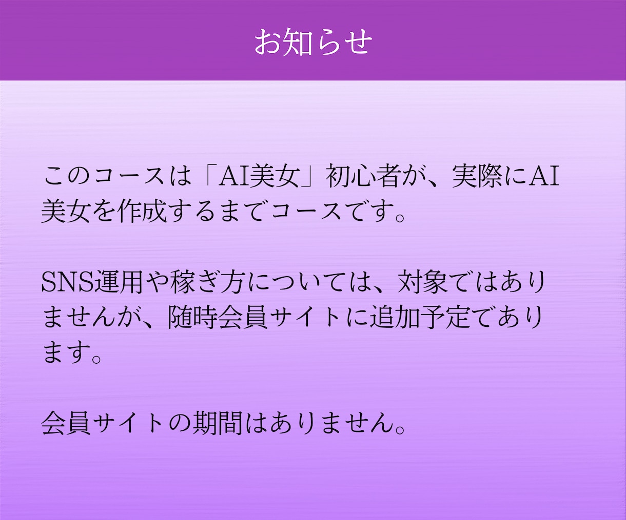 初心者大歓迎！AI美女の作成方法を教えます 【動画講義あり】【希望者はビデオサポートあり】 イメージ10