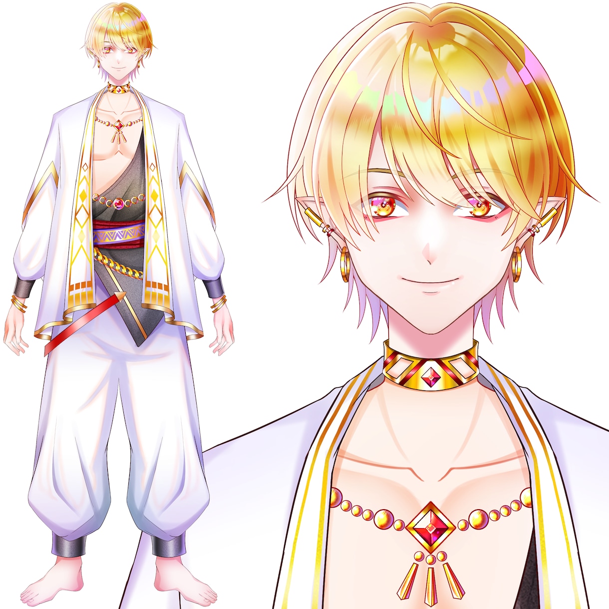 顔の強いVtuberを修正無制限でお作りします 超割引！キャラデザ＋Live2D イメージ5