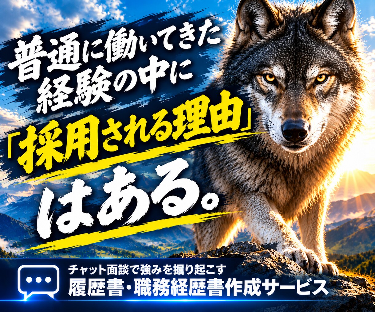 普通の経験を「採用理由」に変えます あなたの経験を、採用される理由へ イメージ1