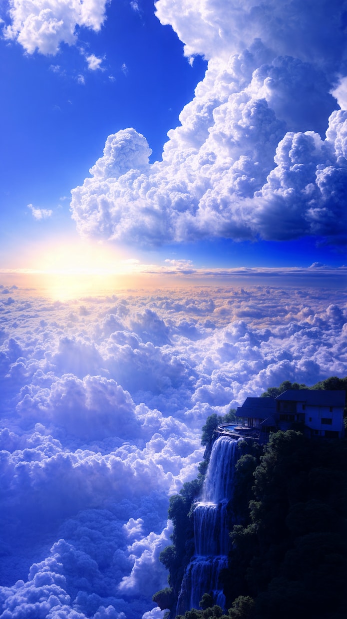 ミッドジャーニーで“バズる雲景”の作り方になります ミッドジャーニーで“バズる雲景”の作り方になります イメージ4