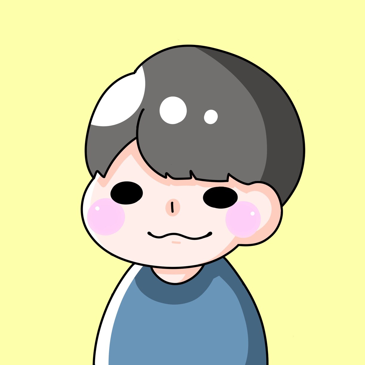 ポップで可愛い！ゆる〜い似顔絵描きます SNSやブログ用アイコンに最適なイラストを制作します イメージ2