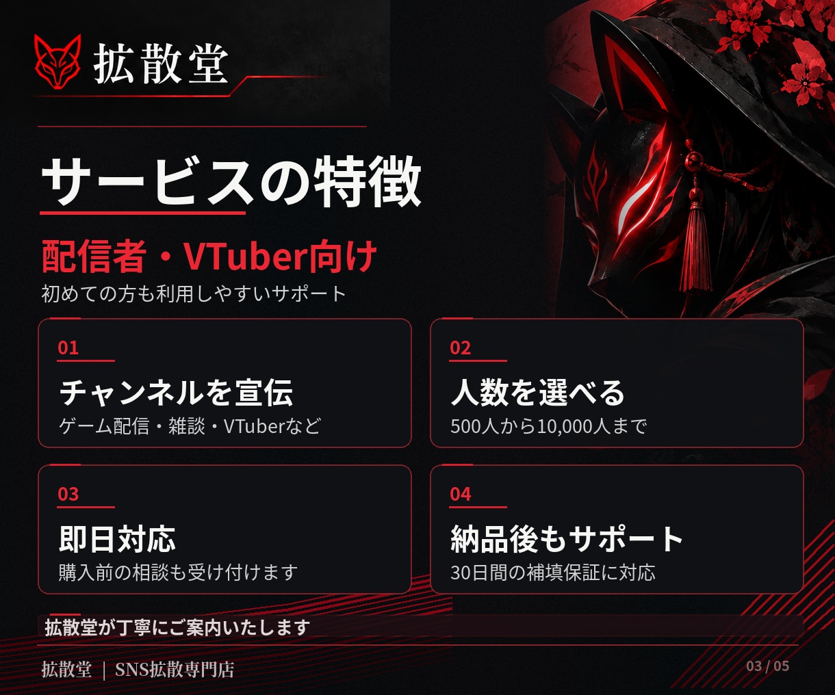 Twitchのフォロワー✨を500人以上増やします 即日◎ツイッチのフォロワーが自然に違和感なく増加★割引中 イメージ3