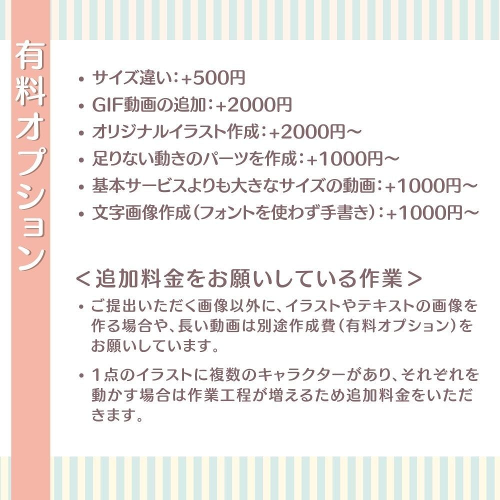 GIFアニメアイコン・バナー・ボタン作成します 写真やイラストを、目を惹くGIF動画に加工します。 イメージ5
