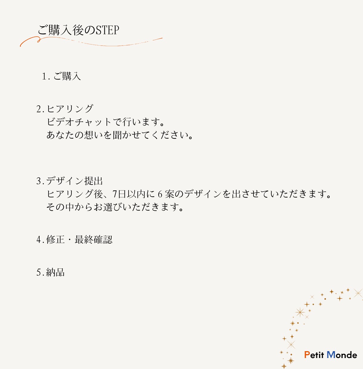 渡した先で会話が広がるデザインを作ります あなたの想いをしっかりヒアリングし、想いをカタチにします。 イメージ7