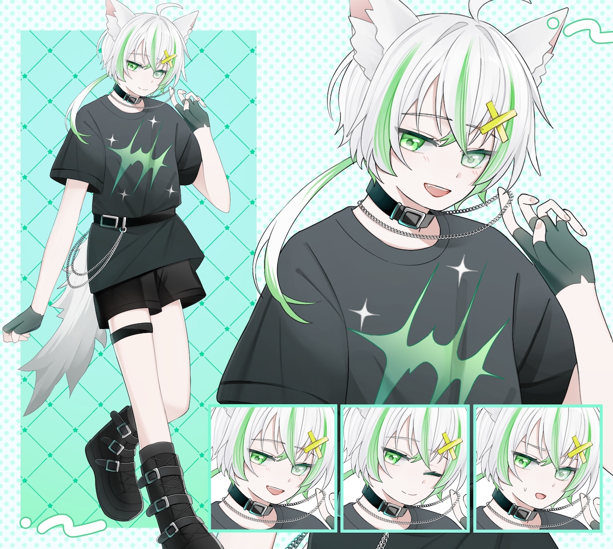 初めての方も安心!!オリジナル立ち絵を制作します 丁寧なヒアリングで理想のキャラクターを立ち絵として形にします イメージ6
