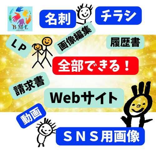 広告からＨＰまで自分で自分で作れるアプリを教えます テンプレートの文字と写真を替えるだけでプロのデザインになる イメージ1