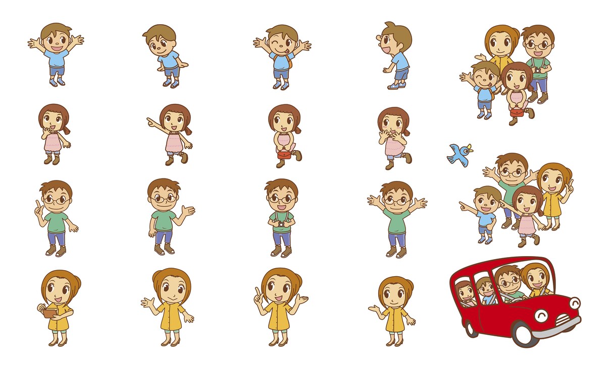 Adobeイラストレーターでオリキャラを制作します マスコット・PR用など目的に合わせたキャラクターを制作します イメージ4