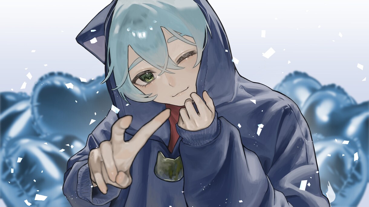 透明感のあるイラストを描きます 見た人の印象に残るイラストを制作します！ イメージ1