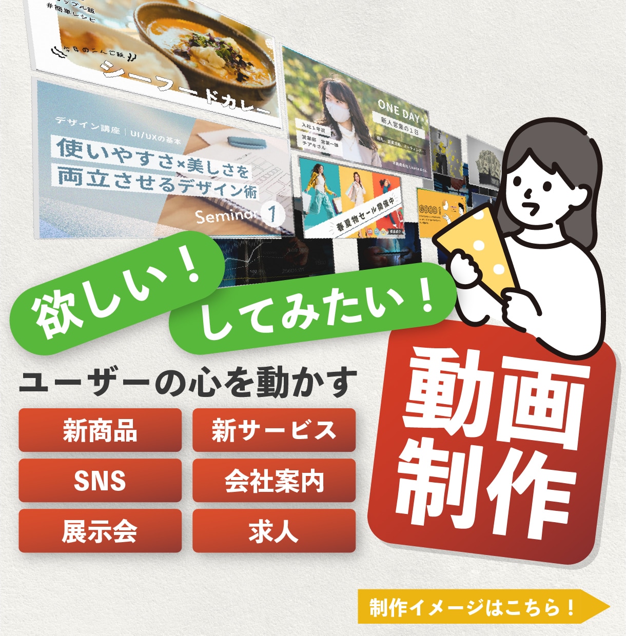 新製品/サービス/企業案内！動画PRします わかりやすさこそがお客様のやってみたい！買ってみたい！に直結 イメージ1