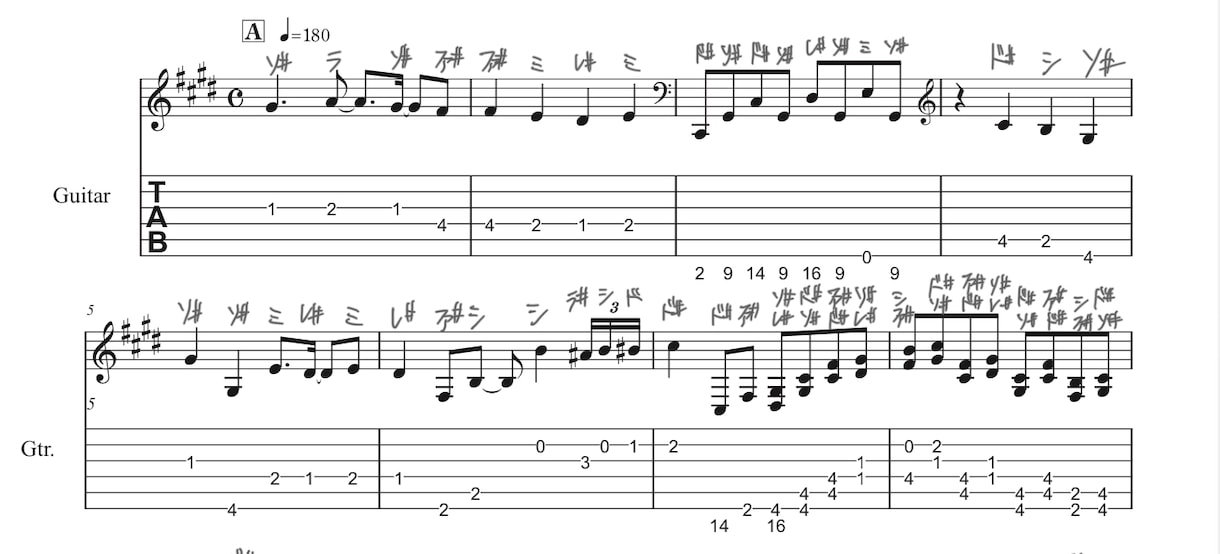ドレミ・音名を書き入れます 【早く】【正確な音で】練習を始めてみませんか❓ イメージ2