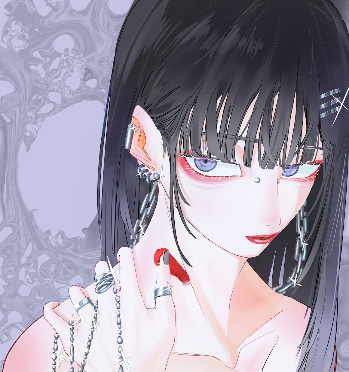 スタイリッシュでリアル寄りの絵を描きます 雑誌の表紙のような一枚をあなた用に描きます イメージ4