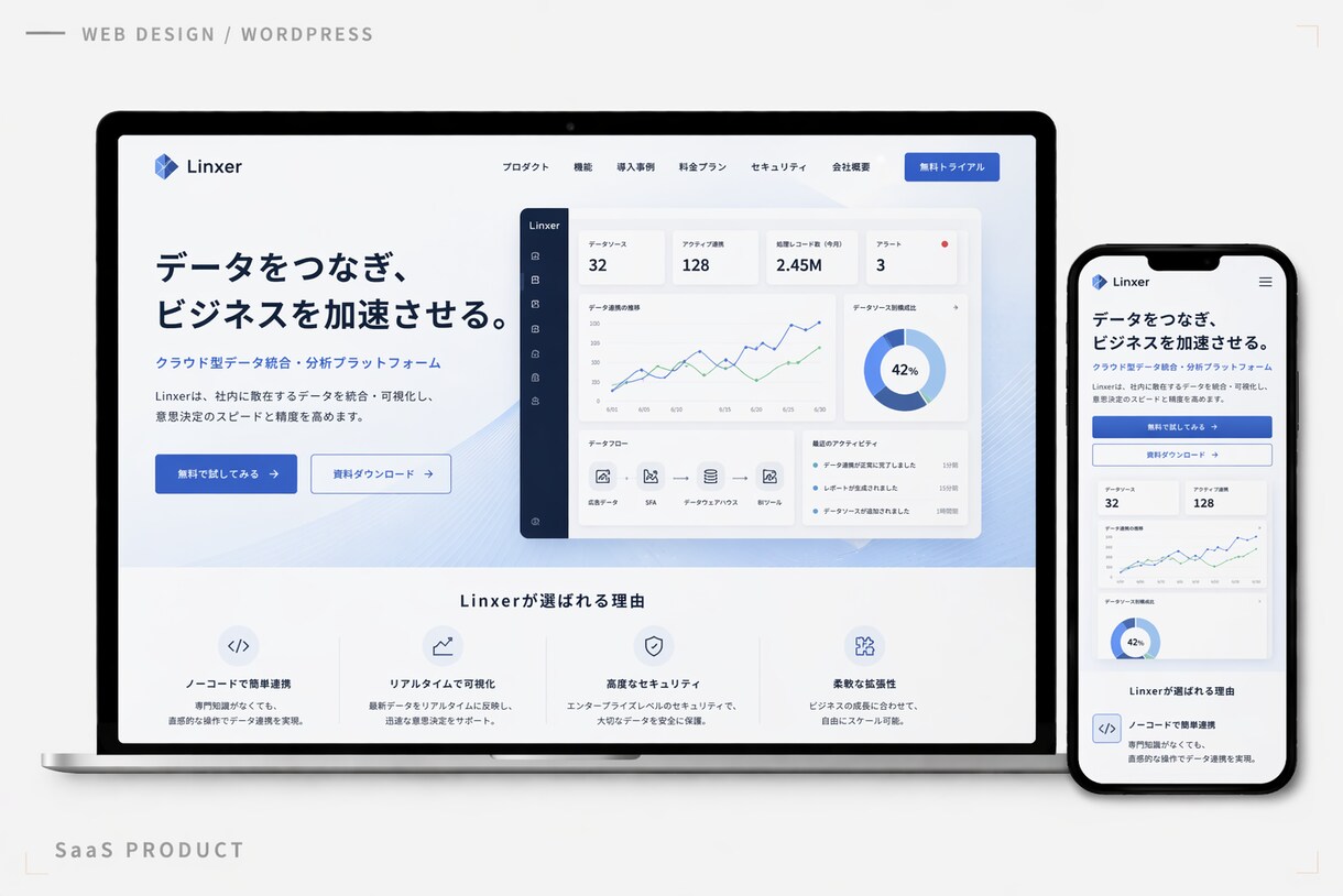 WordPressでプロ仕様のHP制作をします 実績多数｜最短1週間・修正3回・SEO対応込み イメージ4