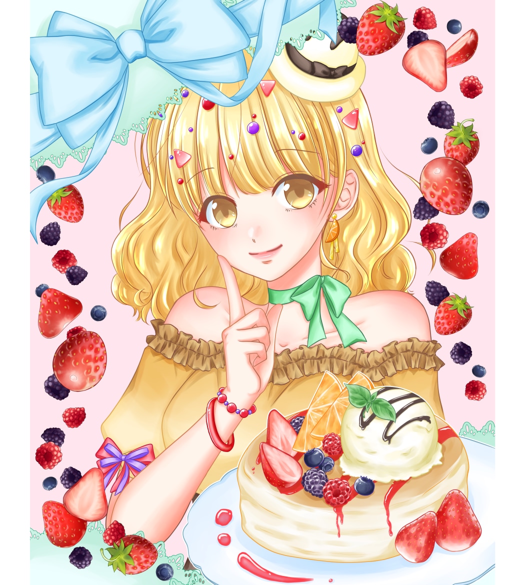 一枚絵描きます ポップで華やかなイラスト☆表紙や挿絵にも使える一枚絵 イメージ1